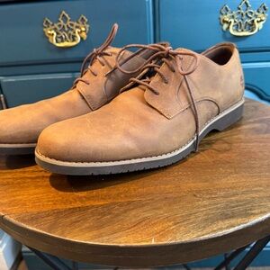 Timberland Brown Suede Derby Shoes - Lace-Up Casual Oxfords